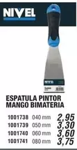 Oferta de Espatula Pintor Mango Biimateria por 2,95€ en Optimus