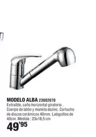 Oferta de Modelo Alba por 49,95€ en Optimus