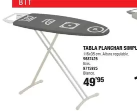 Oferta de Simpl - Tabla Planchar por 49,95€ en Optimus