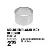 Oferta de Molde Emplatar Inox Redondo por 2,95€ en Optimus