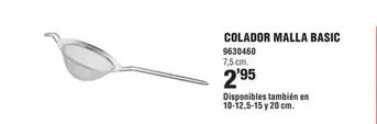 Oferta de Colador Malla Basic por 2,95€ en Optimus