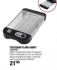 Oferta de Ambit - Tostador Plano por 21,95€ en Optimus