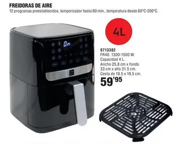 Oferta de Freidoras De Aire por 59,95€ en Optimus