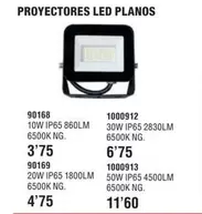 Oferta de Proyectores Led Planos por 3,75€ en Optimus