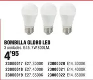 Oferta de Globo - Bombilla  Led por 4,95€ en Optimus