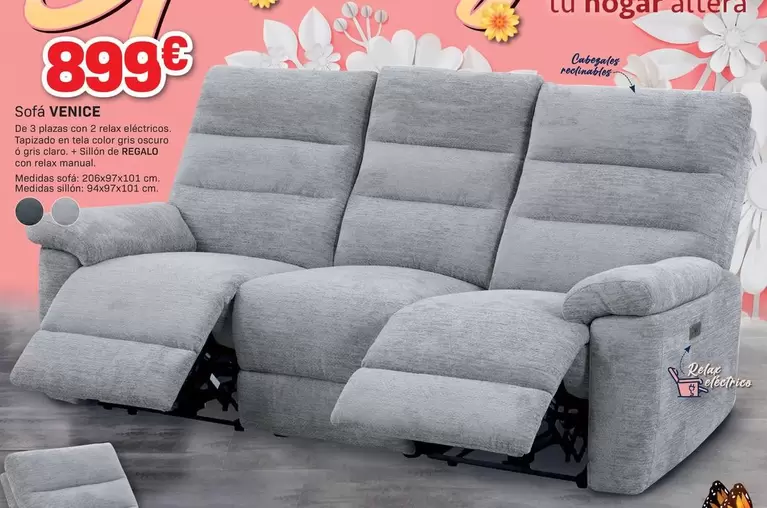 Oferta de Relax - Sofa Vinice por 899€ en Tifón Muebles