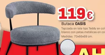 Oferta de Blanco - Butaca por 119€ en Tifón Muebles