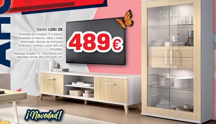 Oferta de Vitrina - Salon Lg61 26 por 489€ en Tifón Muebles