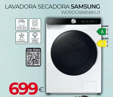 Oferta de Samsung - Lavadora Secadora  por 699€ en Tien 21