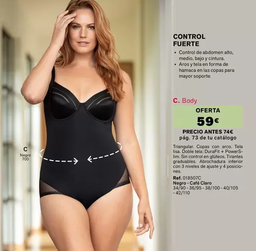 Oferta de  Body por 59€ en Leonisa