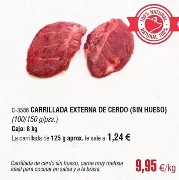 Oferta de Ideal - Carrillada Externa De Cerdo (sin Hueso) por 9,95€ en Abordo