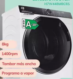 Oferta de Hoover - Lavadora H7W448MBC6S por 359€ en Mi electro