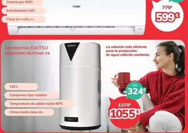 Oferta de Daitsu - Aerotermia 31DA03004 HEATANK V4  por 1055€ en Mi electro