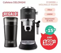 Oferta de DeLonghi - Cafetera por 169€ en Mi electro