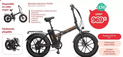 Oferta de Youin - Bicicleta Eléctrica por 969€ en Mi electro