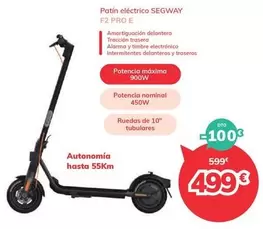 Oferta de Segway - Patin Electrico por 499€ en Mi electro