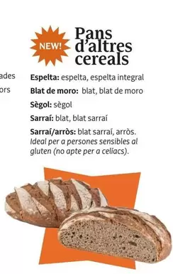 Oferta de Pans D'Altres Cereals en Veritas