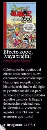 Oferta de  Efecto 2000, ¡vaya Trajín!' Francisco Ibáñez  por 24,95€ en Casa del Libro