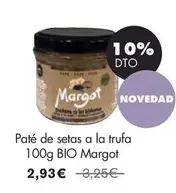 Oferta de Margot - Paté De Setas A La Trufa por 2,93€ en NaturaSí