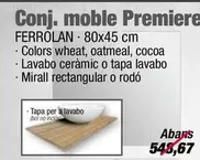 Oferta de Conj. Moble Premiere en Ferrolan