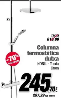 Oferta de Columna Termostàtica Dutxa  por 245,7€ en Ferrolan