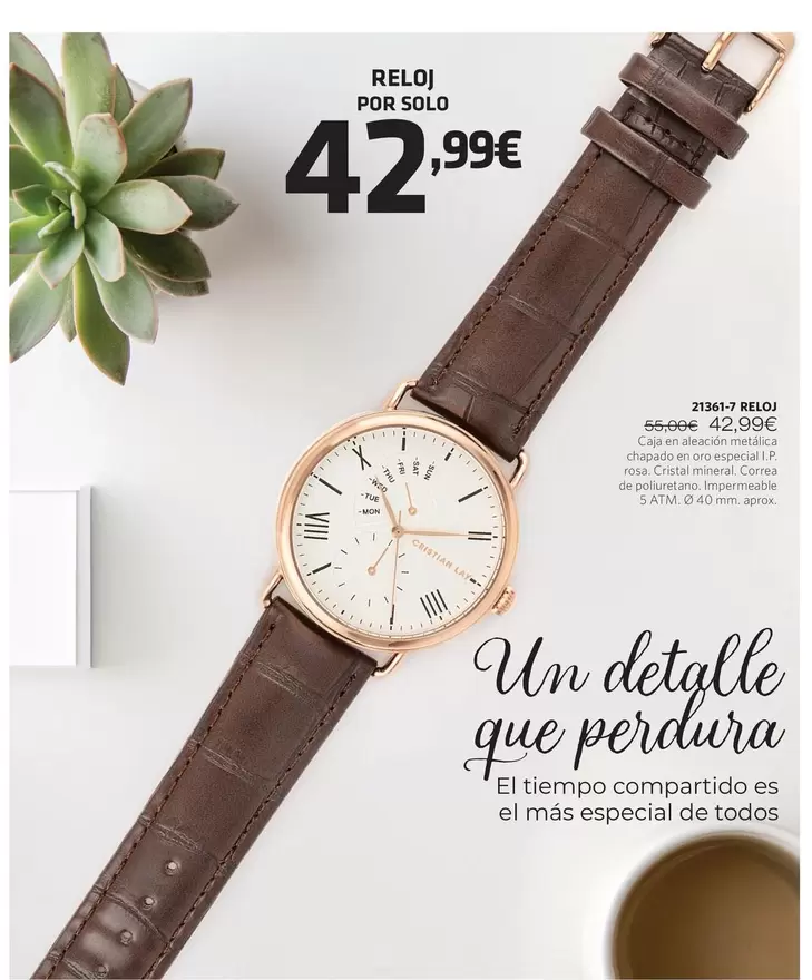 Oferta de Solo - Reloj Por por 42,99€ en Cristian Lay