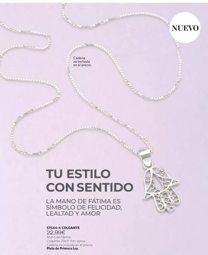 Oferta de Colgante  por 22,99€ en Cristian Lay