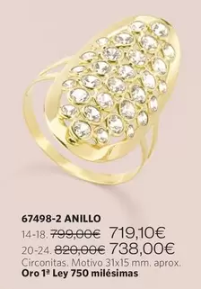 Oferta de  Anillo por 719,1€ en Cristian Lay