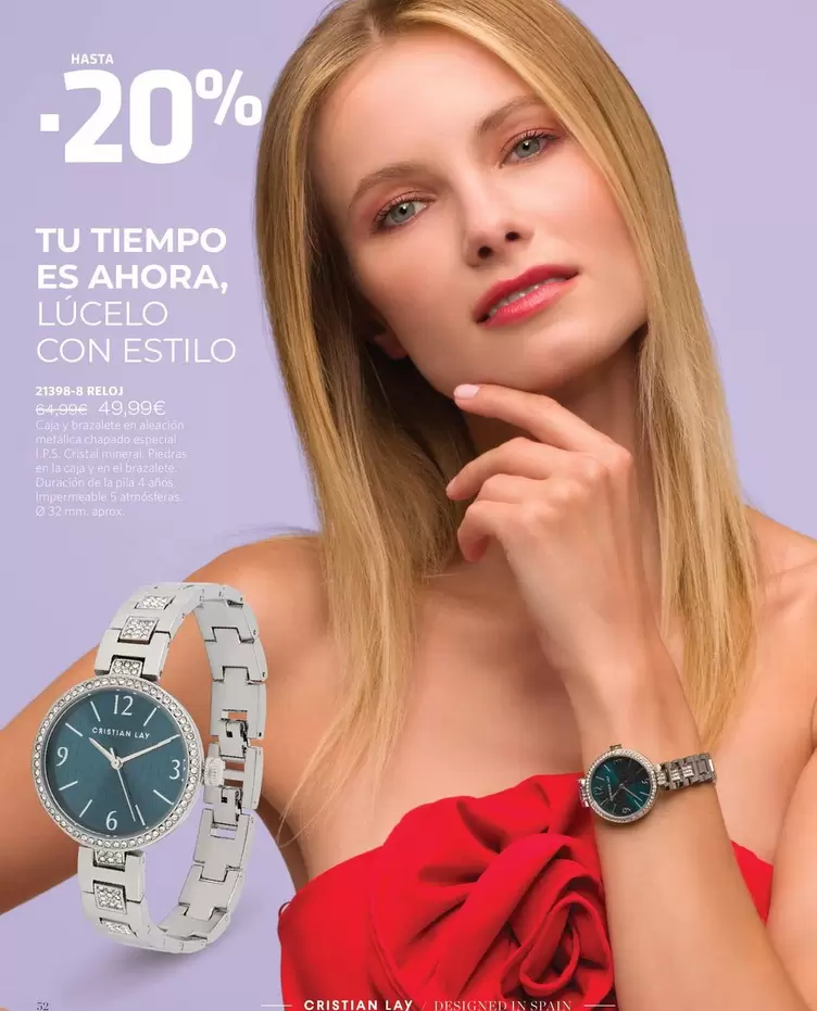 Oferta de Reloj por 49,99€ en Cristian Lay