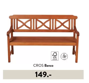 Oferta de Cros Banco por 149€ en Casa