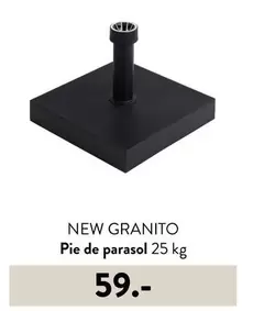 Oferta de New Granito Pie De Parasol por 59€ en Casa
