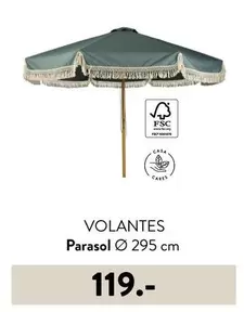 Oferta de Volantes Parasol por 119€ en Casa