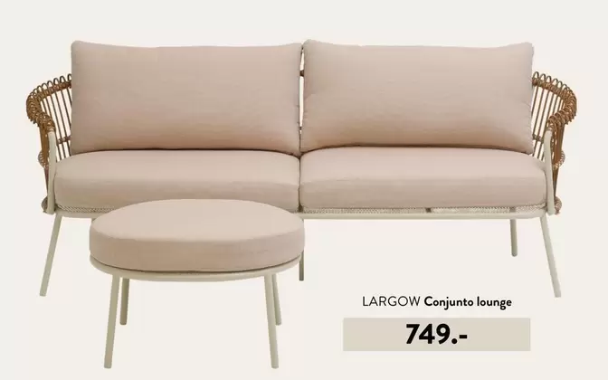 Oferta de Largow Cenjunto Lounge por 749€ en Casa