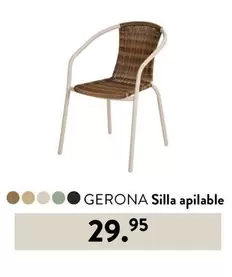 Oferta de Gerona - Silla Apilable por 29,95€ en Casa