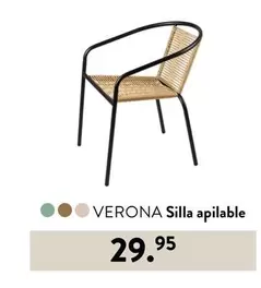 Oferta de Verona - Silla Apilable por 29,95€ en Casa