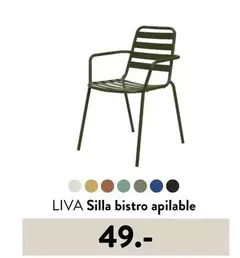 Oferta de Bistro - LIVA SILLA BISTO APELABLE por 49€ en Casa