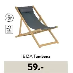 Oferta de Ibiza Tumbona por 59€ en Casa