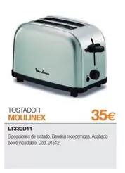 Oferta de Moulinex - Tostador por 35€ en Expert