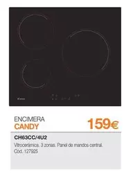 Oferta de Candy - Encimera por 159€ en Expert