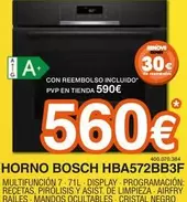 Oferta de Bosch - Horno HBA572BB3F  por 560€ en Expert