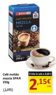 Oferta de Spar - Café Molido Mezcla por 2,15€ en SPAR