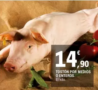 Oferta de Tostón Por Medios O Enteros por 14,9€ en E.Leclerc