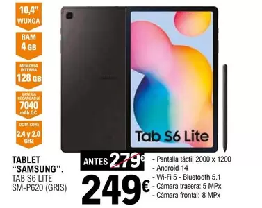 Oferta de Samsung - Tablet por 249€ en E.Leclerc