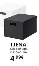 Oferta de Tjena - Caja Con Tapa, Blanco, 25x35x20 Cm por 4,99€ en IKEA