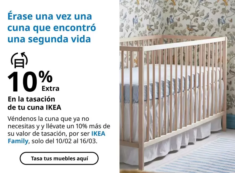 Oferta de Erase Una Vez Una Cuna Que Encontro Una Segunda Vida en IKEA