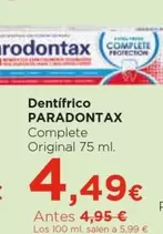 Oferta de Parodontax - Dentífrico por 4,49€ en Aquabel Perfumerías