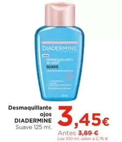 Oferta de Diadermine - Desmaquillante Ojos por 3,45€ en Aquabel Perfumerías