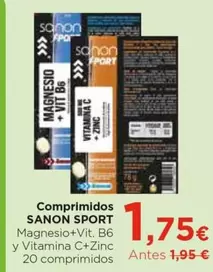 Oferta de Sanon - Sport Comprimidos por 1,75€ en Aquabel Perfumerías