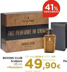 Oferta de Scalpers - Boxing Club  por 49,9€ en Aquabel Perfumerías