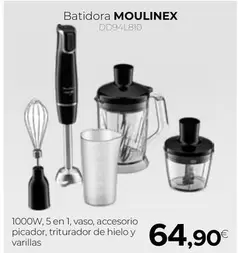 Oferta de Moulinex - Batidora por 64,9€ en Tien 21